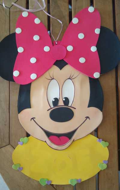 Foto 2 de Cartel goma eva cumple infantil Minnie